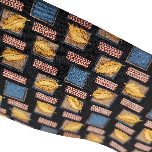 Ralph Lauren Chaps Tie Lot of 2 Men’s Classic Red Blue Geometric 100% Silk USA - Picture 9 of 9